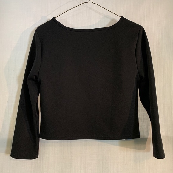 Damask print crop top - Picture 2 of 3